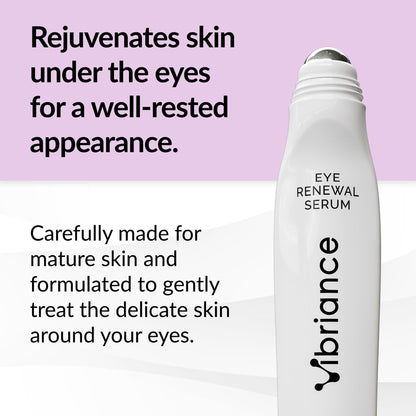 Vibriance Eye Renewal Serum - Caffeine-Infused Treatment for Dark Circles, Puffiness & Under-Eye Bags