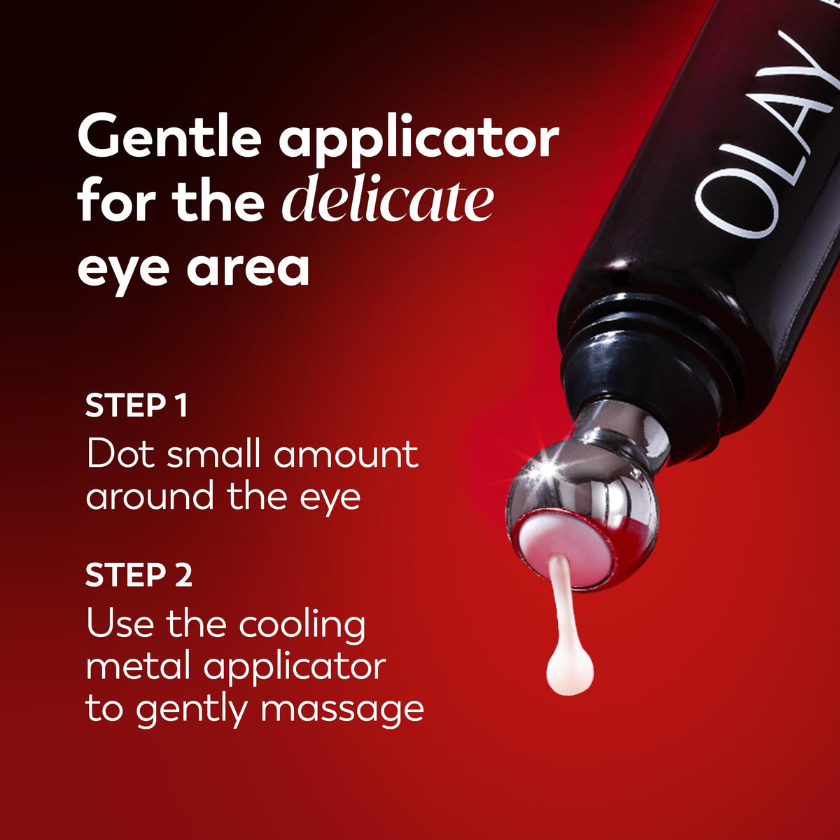 Olay Regenerist Under Eye Cream Roller – Anti-Wrinkle Eye Serum for Crow’s Feet & Eye Bags with Peptides & Bakuchiol (0.7 oz)