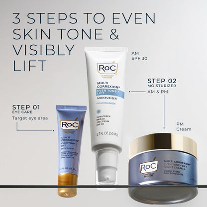 RoC Multi Correxion 5 in 1 Anti-Aging Eye Cream (0.5 oz) - Comprehensive Treatment for Dark Circles, Puffiness & Wrinkles