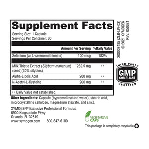 supplement products​XYMOGEN Liver Protect - Liver Health & Antioxidant Support Supplement* - Milk Thistle, Alpha-Lipoic Acid, NAC & Selenium - JerryCherryUSA