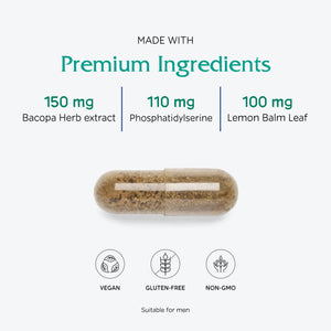 Vitanica MindBlend, Brain Support, Vegan, 60 Capsules Vitanica buy supplements Au