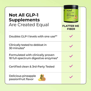 HUM Best of Berberine Supplement Flatter Me Fiber Supplement