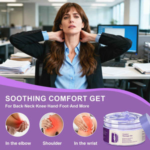 Kresin Joint Comfort Purple Gel, Kresin Joint Comfort Massage Gel, Soothes Discomfort for Neck, Back, Knees, Lumbar, and Feet, Absorb Quickly and Non-Greasy, 1.76 OZ, Violet