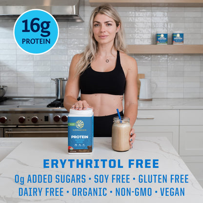 Vegan Organic Protein Powder Plant-based | BCAA Amino Acids Hemp Seed Soy