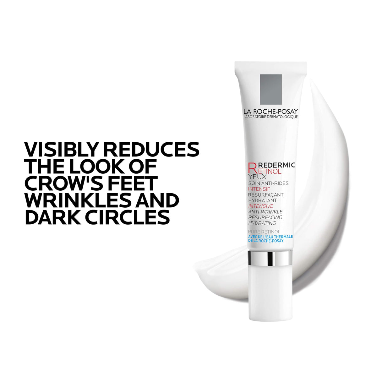 La Roche-Posay Redermic R Eyes (0.5 fl oz) - Anti-Aging Retinol Eye Cream for Wrinkles & Dark Circles