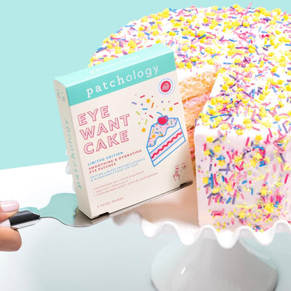 Patchology Eye Want Cake – Hydrating & Smoothing Eye Patches (5-Pack)