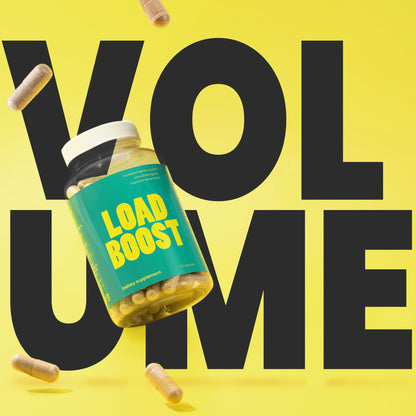VB Health Load Boost® Semen Volume Booster for Men - Daily Men's Semen Health & Fertility Supplement - Lecithin, Pygeum, L-Citrulline, Zinc, Copper & Bromelain - 120 Capsules (1 Month Supply)