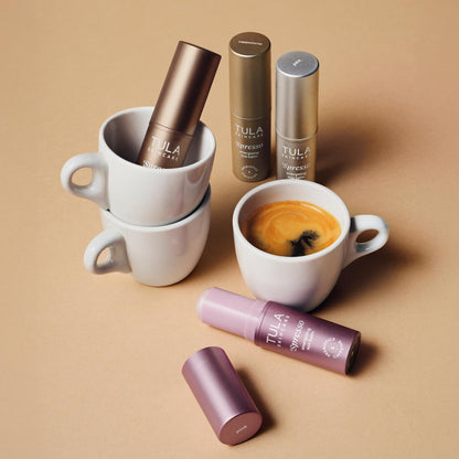 TULA Skin Care ‘Spresso Energizing Eye Balm (Americano) - 10g (0.35 oz) - Caffeine Under Eye Treatment for Dark Circles