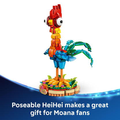 LEGO Disney Moana 2 Heihei - Building Toy for Kids, Girls & Boys, Ages 9+ - Gift for Birthdays - Moana & Disney Toy for Fans - 43272