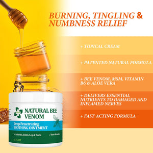 PIBIOOMAP Zealand Bee Venom Serum Gel, Professional for Joint, Muscle, Bone Cream, 24h Fast Release, Soothing Powerful for Back, Neck, Hand, Foot, Knee, Muscle, Shoulder, Hip, Nerve PIBIOOMAPBuy Supplements Australia