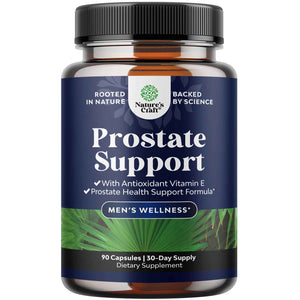 Herbal Prostate Supplement for Men - Potent Pygeum and Saw Palmetto Extract for Urinary Tract Support - Prostate Health Blend with Beta Sitosterol & Green Tea - Nighttime Comfort Support - 90 Count