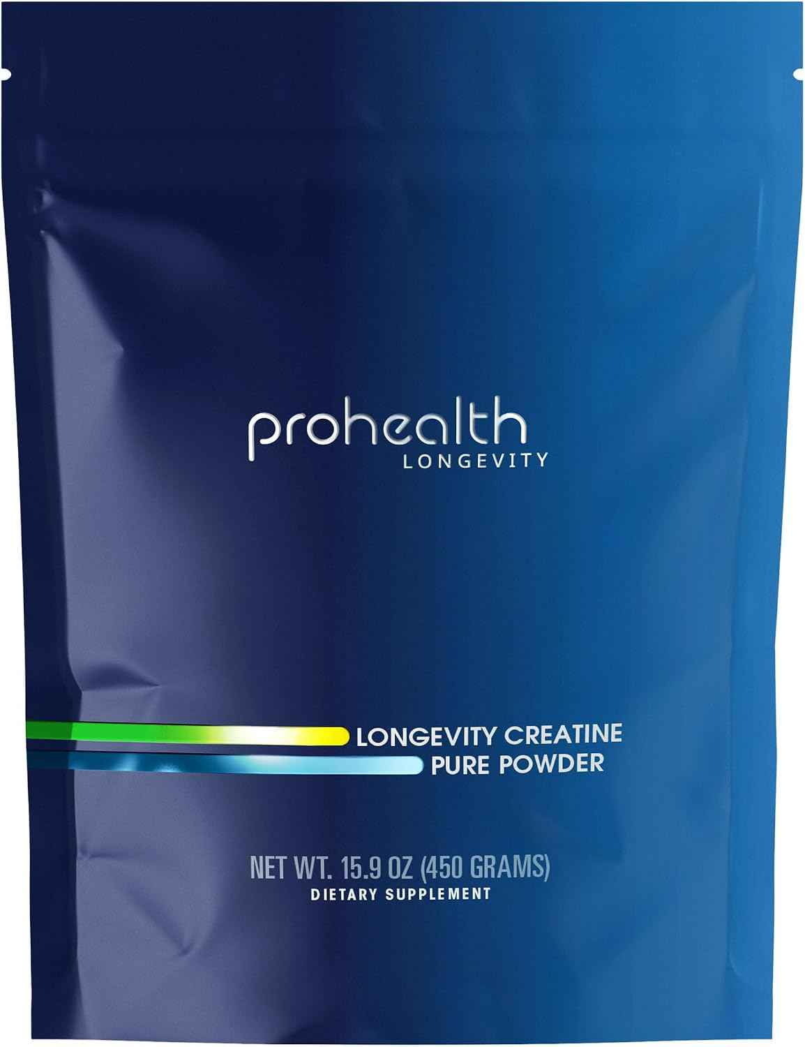 ProHealth Longevity Micronized Creatine. Pharmaceutical Grade Creatine Monohydrate is Easier on Kidneys. Supports Brain Function and Muscle Growth as You Age. 5 g/Serving, 90 Servings, 3 Month Supply