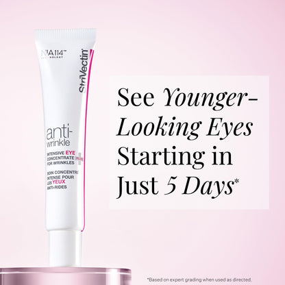 StriVectin Anti-Wrinkle Intensive Eye Cream Concentrate PLUS – Firming Eye Cream for Crow’s Feet, Puffiness & Dark Circles (1 fl oz)