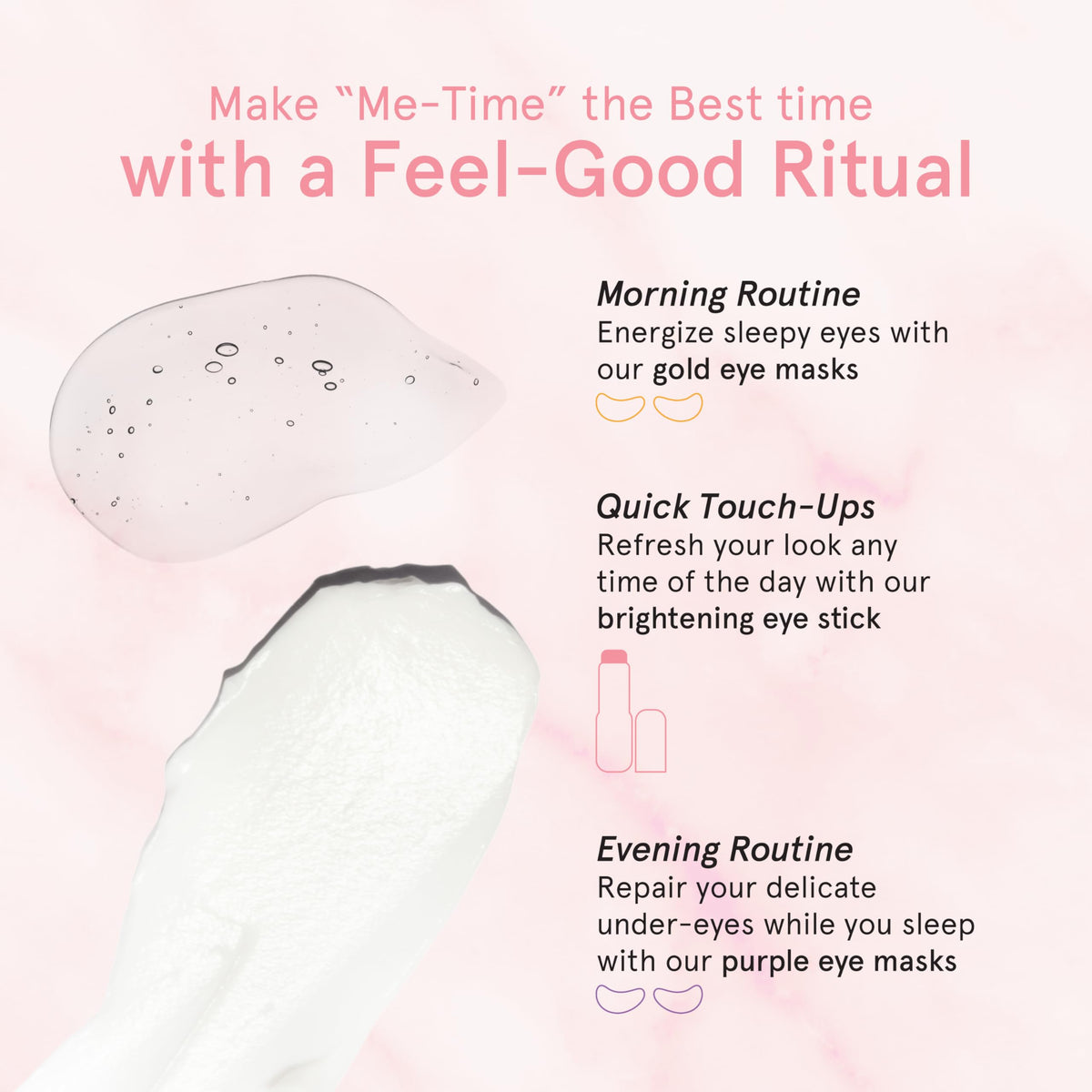 grace & stella Under Eye Brightener Balm Stick (3.5g) - Travel-Size Caffeine Eye Cream for Dark Circles, Puffiness & Wrinkles | Vegan Brightening Stick with Niacinamide