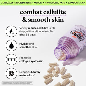 Lemme Glow Collagen Hair Gummies for Strong, Thick Hair & Reduced Shedding Smooth Anti Cellulite Capsules for Women, Smooth Legs & Thighs, Reduce Cellulite & Crepey Skin Bundle Lemme buy supplements Au