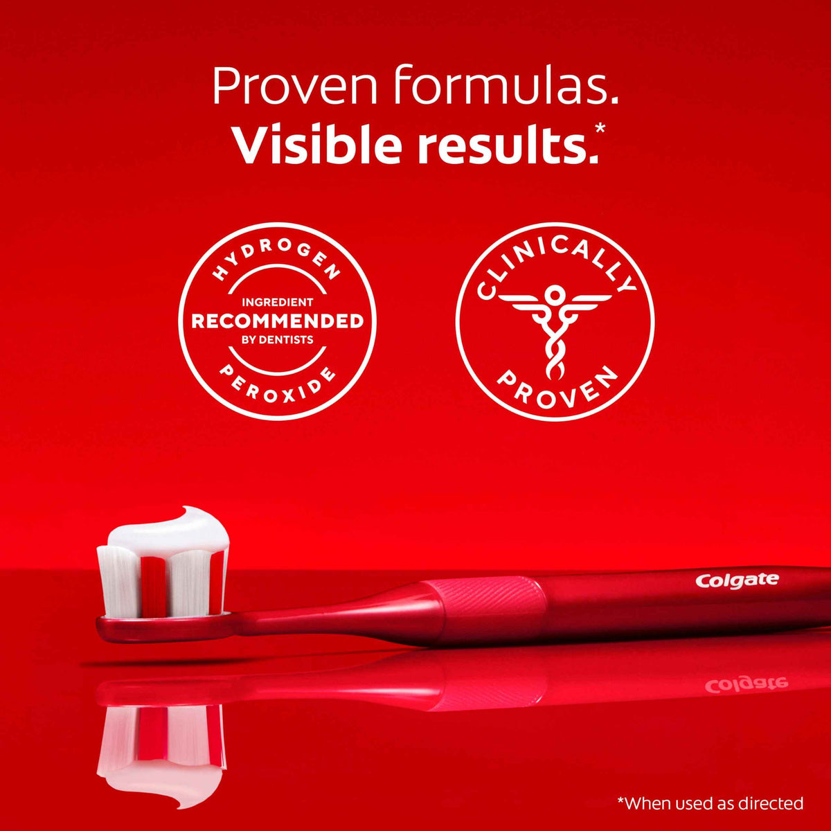 Colgate Optic White Pro Series High Impact White, 3 Pack, Teeth Whitening Toothpaste with 5% Hydrogen Peroxide and ActivShine