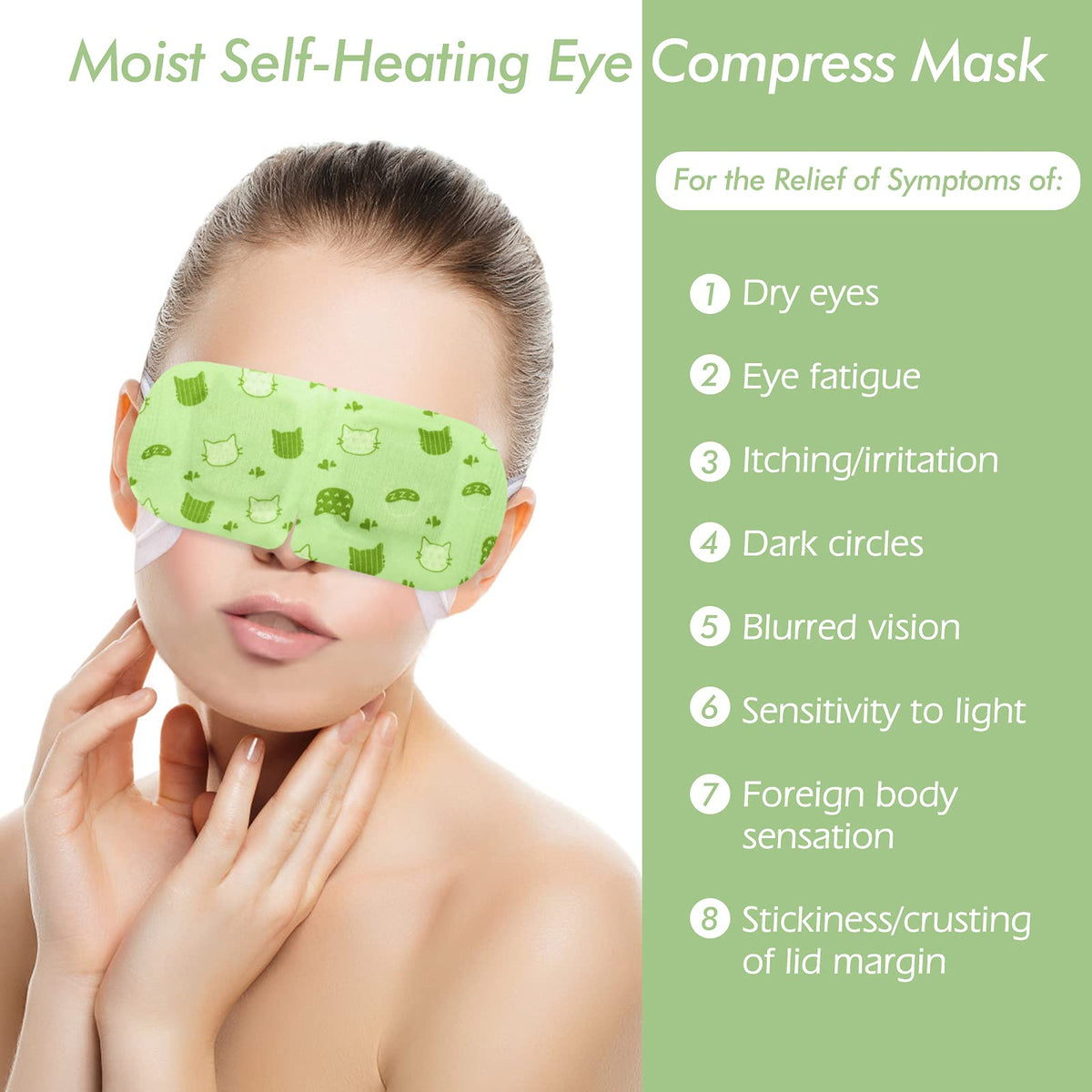 Jekeno Steam Eye Mask - Extra Long Lasting Warm Compress (16 Packs)