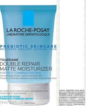 La Roche-Posay Toleriane Double Repair Matte Face Moisturizer, Daily Moisturizer For Oily Skin