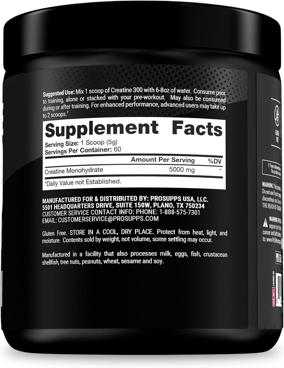 PROSUPPS Hyde Nightmare Intense Energy Pre-Workout, Black N' Berry, and Creatine 300 Bundle