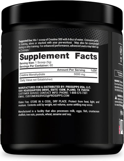 ProSupps Hyde Signature Sustained Pre-Workout, Fruit Punch and Creatine 300 Bundle
