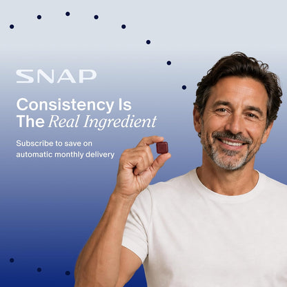 Snap Supplements Prostate Health Supplement for Men, 60 Sugar-Free Chews - Plant Sterols, Nettle Root & Reishi Mushroom - Supports Prostate and Urinary Wellness, Pomegranate-Berry Flavor, Vegan