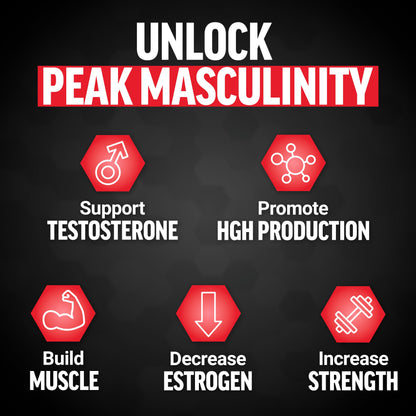 Force Factor Alpha King Immortal Testosterone & Hormone Support for Men – Fenugreek | Muscle, Strength & Performance Booster | 180 Capsules