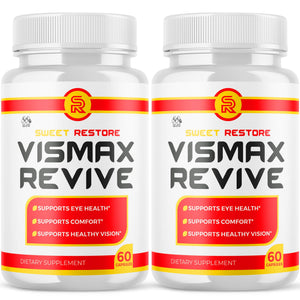 (2 Pack)Vismax Revive Capsules, Official VismaxRevive Vision Support Supplement with All Natural Ingredients, Advanced Eye Health Formula & Vision Vitamin Supporting Wellness Naturally (120 Capsules) MJOBuy Supplements Australia