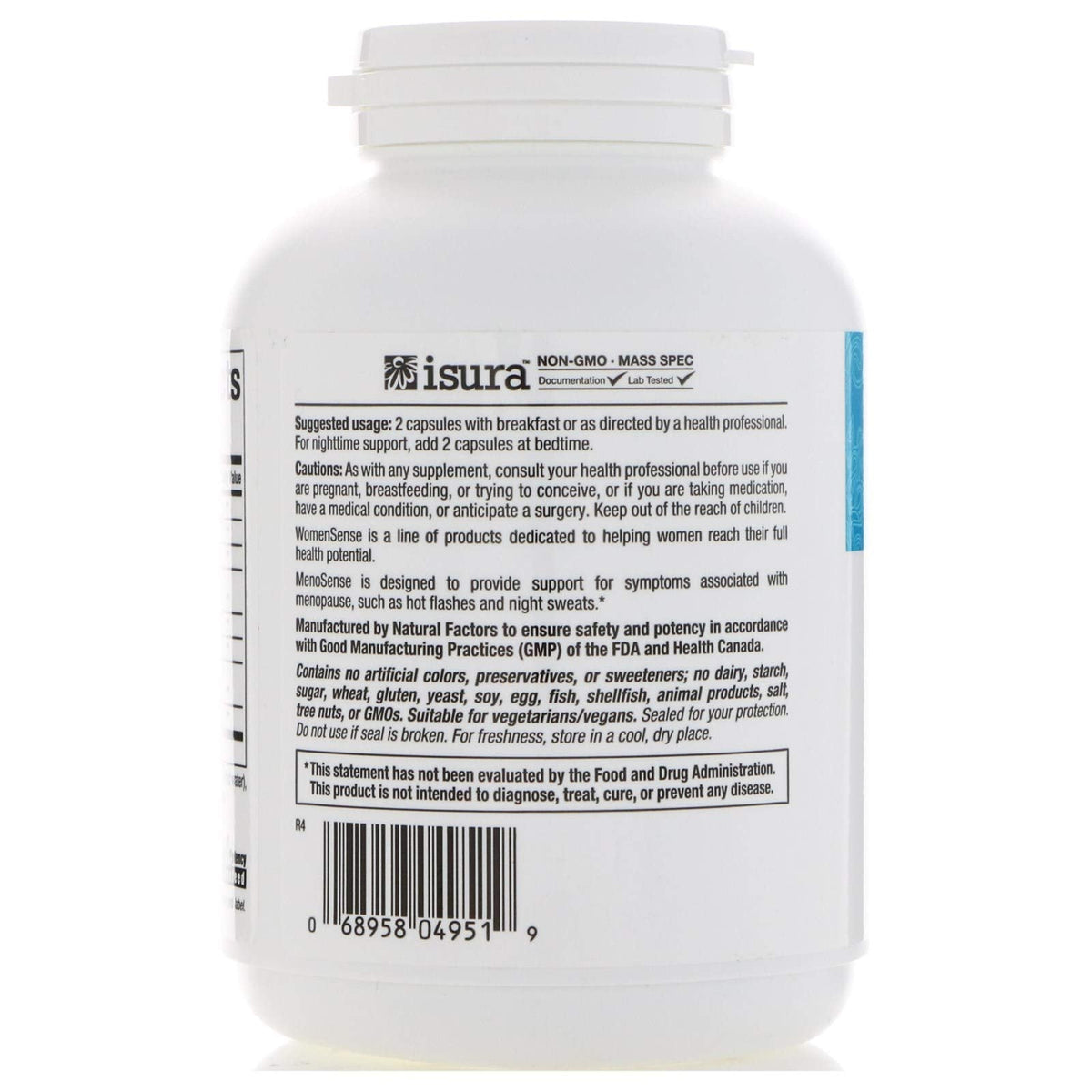 Natural Factors - MenoSense 180 VCAP