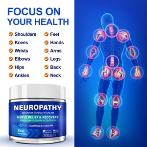 Neuropathy Nerve Relief Cream, Large 4 Oz, Nerve Savior for Neuropathy-Maximum Strength for Feet, Hands, Legs ＆ Toes, Neuropathy Cream with Arnica, Vitamin B6, Aloe Vera ＆ MSM, 120 ml TRPLKJEBuy Supplements Australia