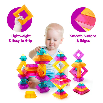 30-Piece STEM Building Blocks Set - Educational Stacking Toys for Kids