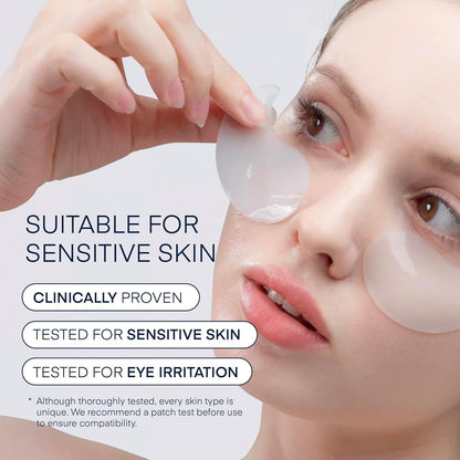 TEREZ & HONOR Eye Patches Gift Set - 3-Pack Variety (180 Pcs) - Korean Hydrogel Masks with Caffeine, Collagen & Vitamin C + Travel Case Included
