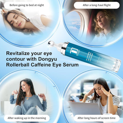 Upgraded Caffeine Eye Serum (15ml) – Instant Morning Wake-Up for Dark Circles, Puffiness & Sagging Eyelids