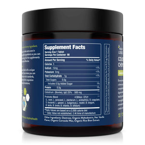 Health Logics Colostrum Chews-Colostrum Supplement 25% IgG for Gut Health, Immune Support, Hair Growth, Vanilla Flavor, 90 Servings