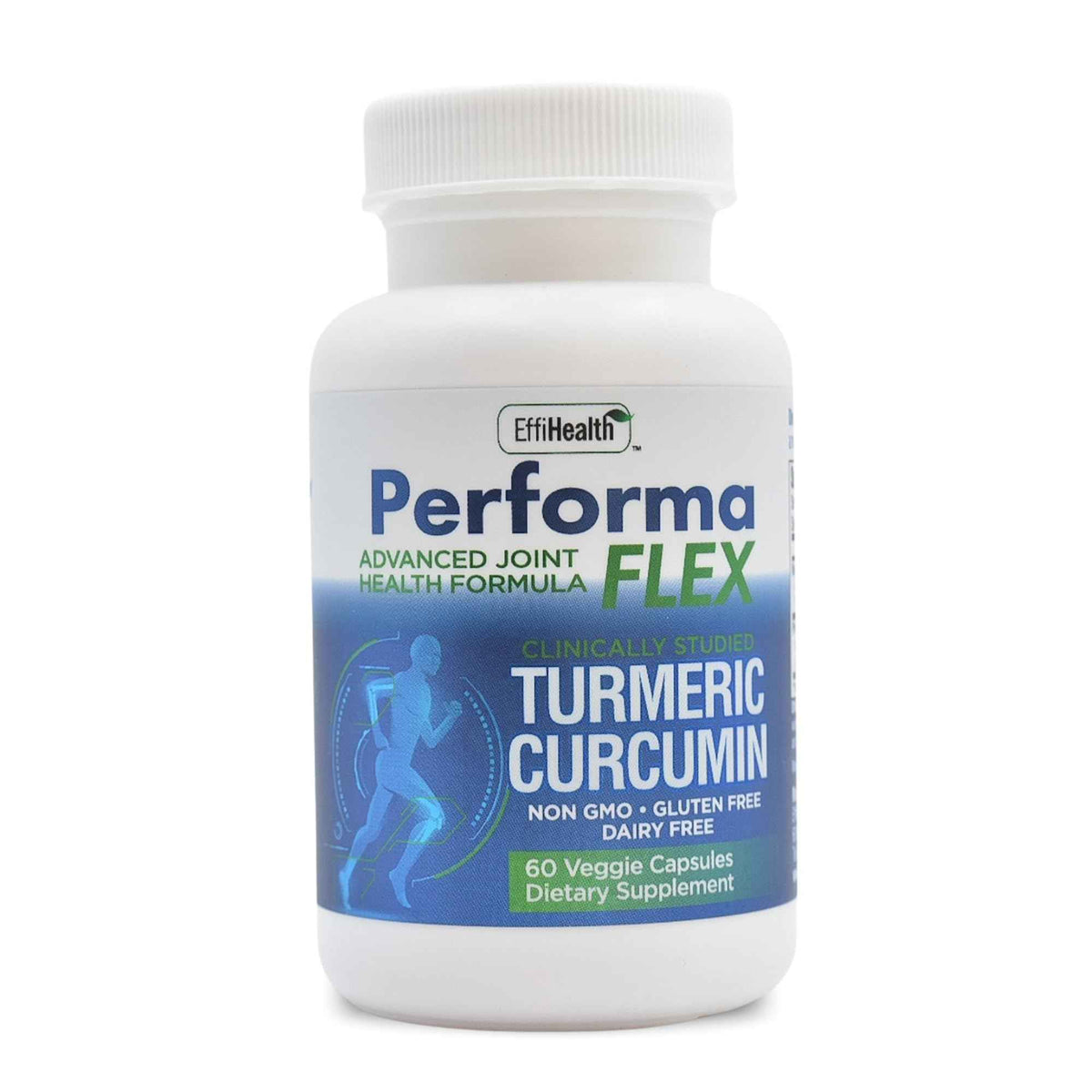 Performa Flex - Joint Support Supplement with Meriva, Turmeric Curcumin, Tart Cherry & Ginger - Ultra High Absorption - Support for Joint Mobility, Joint & Cartilage Health - 60 Capsules