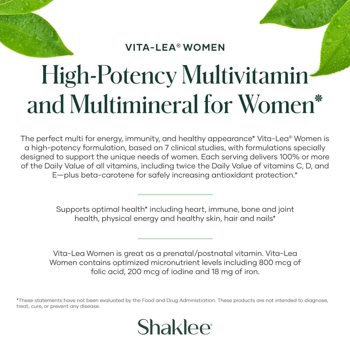 Shaklee - Vita-Lea® - 240 Tablets