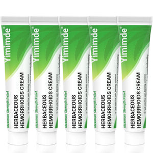 Hemorrhoid Treatment Ointment - Tubesmaximum Strength - Fast Relief from Pain, Itching, Burning, Swelling & Fissures | Natural Aloe & Vitamin E | Travel-Friendly10g x 5 Pieces Tubes - (1.76 Oz) yimimdeBuy Supplements Australia