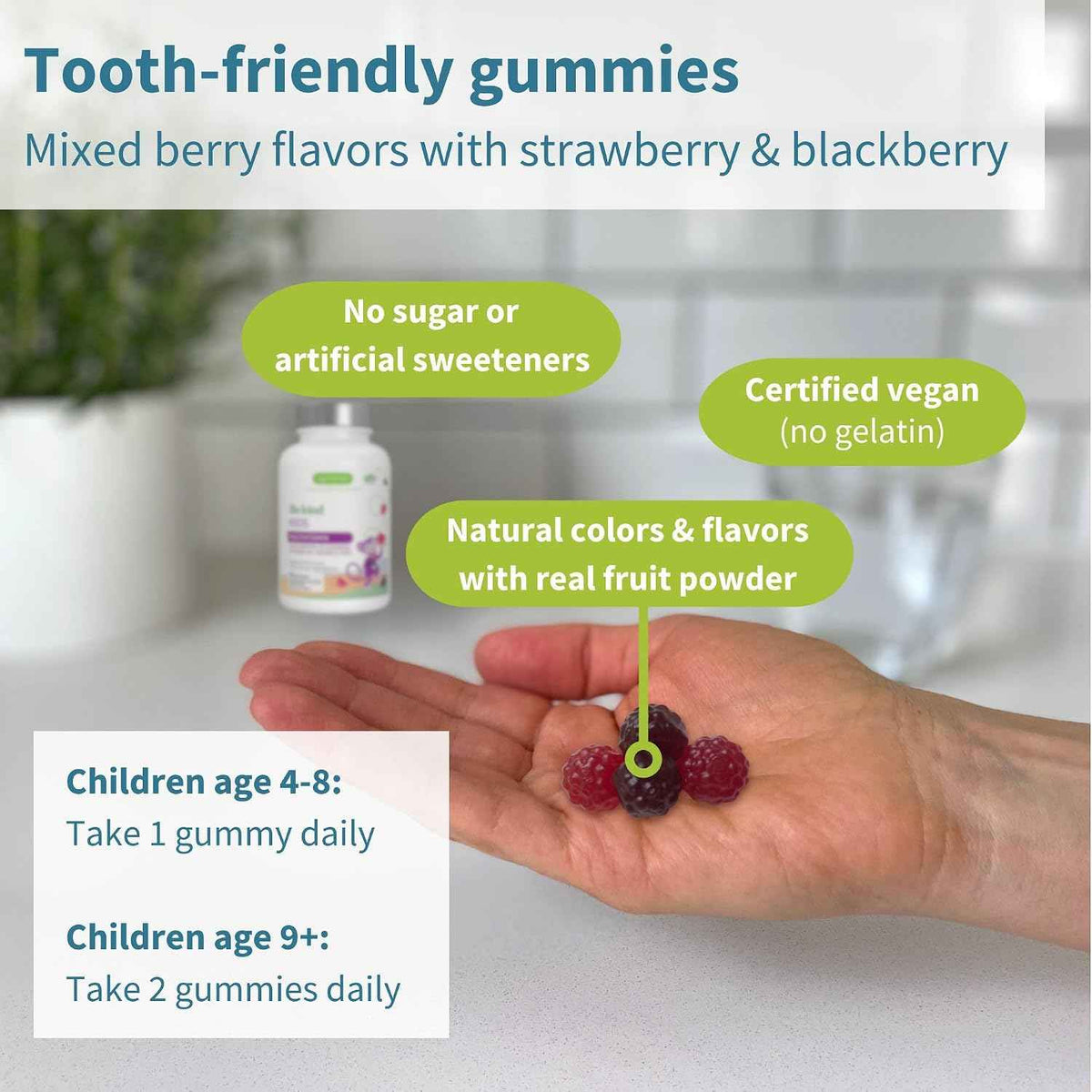 Vegan Omega-3 Algae Oil + Advanced Kids Multivitamin Gummy Bundle, High Concentration DHA & EPA + Vitamin A, B, C, D3 & E, Clean Ingredients 60 Softgels + 90 Berry Flavor Gummies, by Igennus
