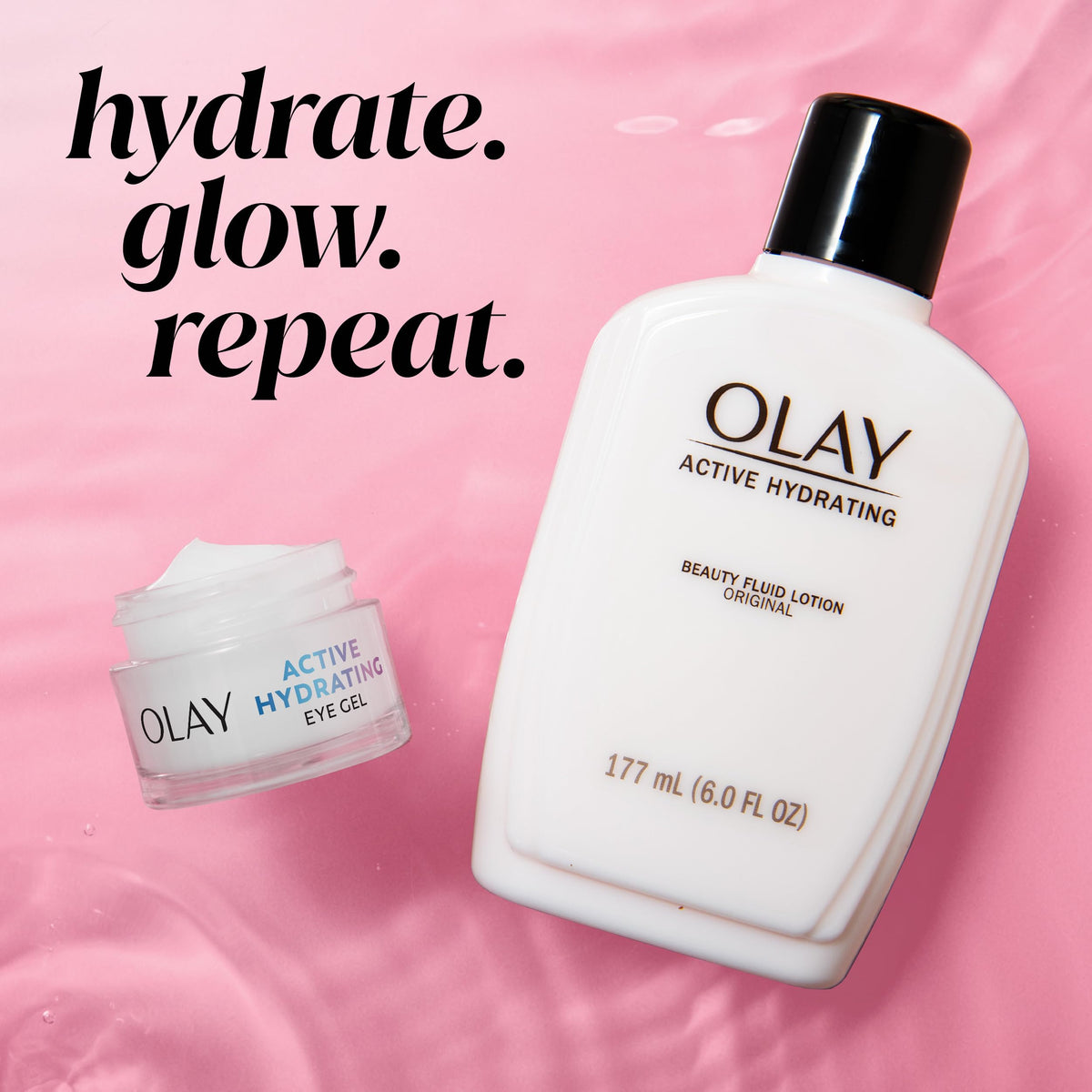 Olay Active Hydrating Eye Gel – Fragrance-Free Hyaluronic & Niacinamide (15g)