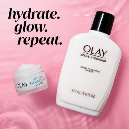 Olay Active Hydrating Eye Gel – Fragrance-Free Hyaluronic & Niacinamide (15g)