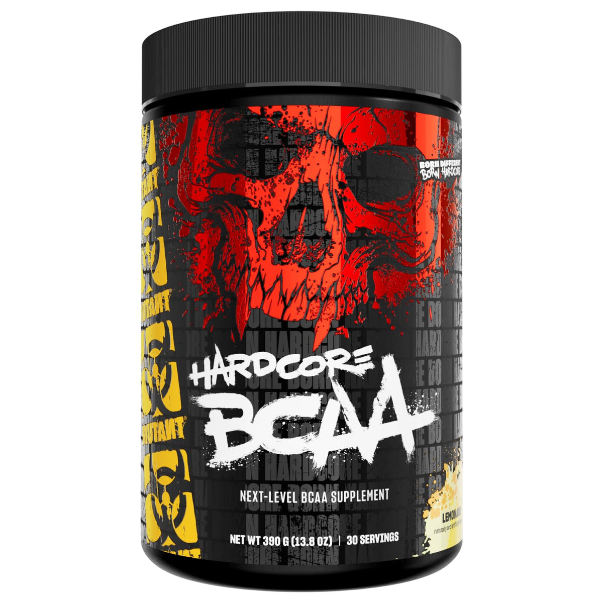 Mutant Hardcore BCAA - Pre, Intra or Post Workout - BCAA Next Level branched-Chain Amino Acids Supplement - Hydration + Recovery - 30 Serving - Blue Raspberry