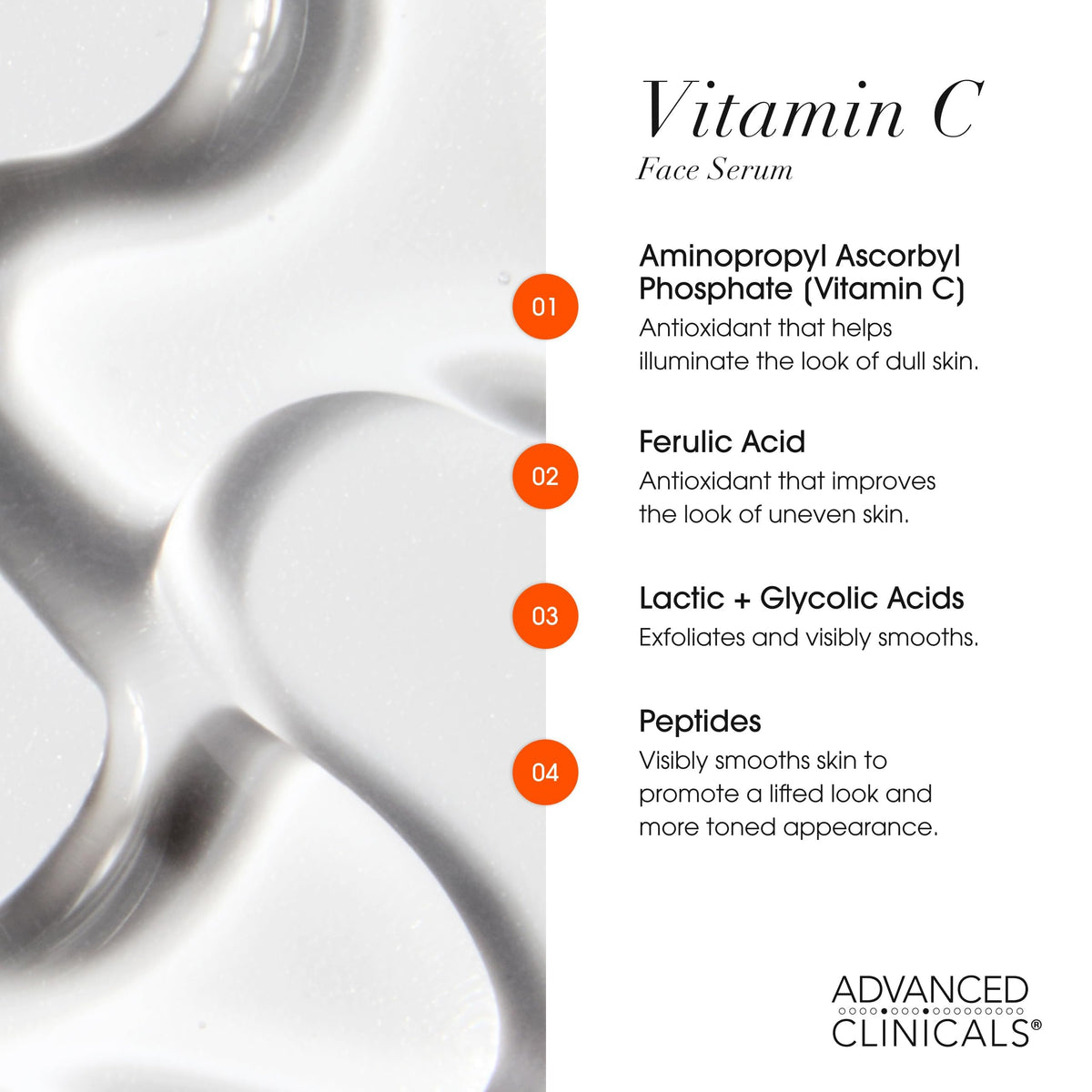 Advanced Clinicals Brightening Vitamin C Serum – Duo Pack (52ml x 2)