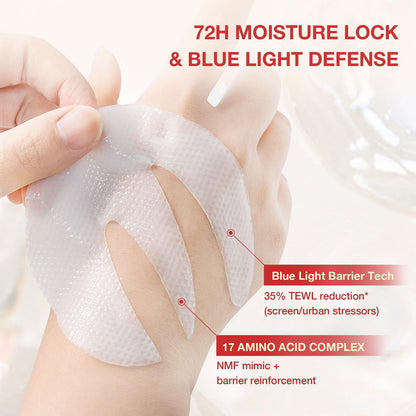 GONIM 360° Fit Under Eye Patches - Eye Mask with Collagen Peptide, PDRN & Retinol - Caffeine & Niacinamide Patches for Puffy Eyes & Dark Circles (8 Pairs)