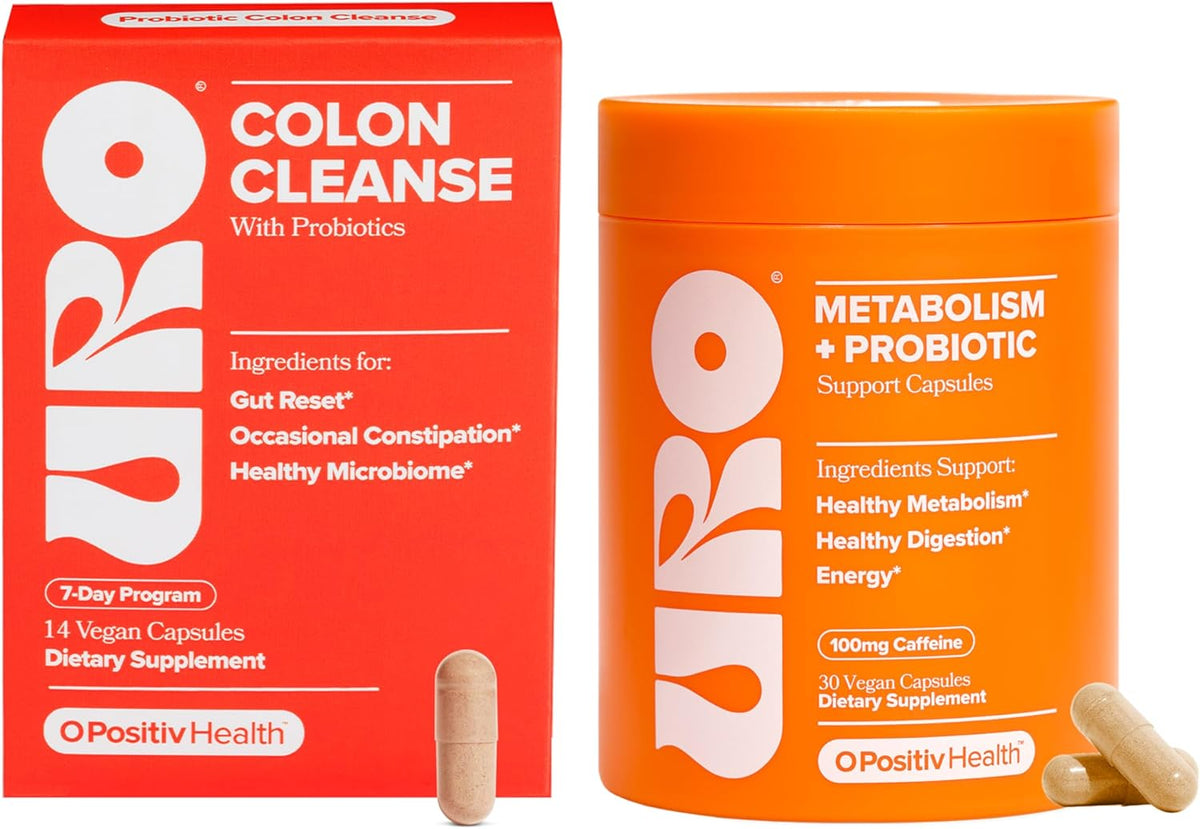 O Positiv URO Gut Reset Bundle - Metabolism + Colon Cleanse