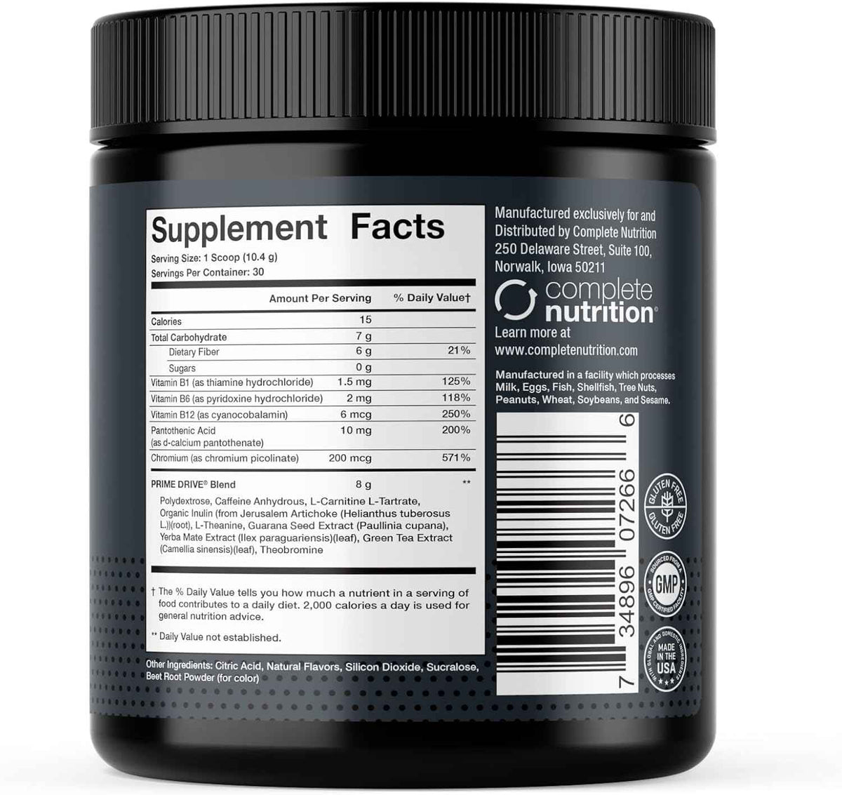 Prime Drive Strawberry Acai Lemonade Pre Workout Energy Drink Powder, Provides Energy, Focus and Intensity, Boosts Metabolism (30 Servings)…