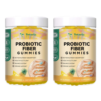Totaria Fiber Gummies Pineapple 2 Bottles