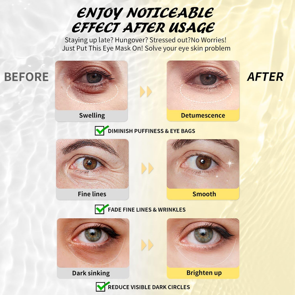 Maskiss Under Eye Patches Variety Pack (48 Pairs) - 8 Colors Multi-Action Eye Masks for Dark Circles & Puffiness