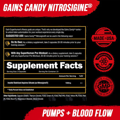 ALPHA LION Gains Candy, Supplement Pills that Support Weight Loss, Appetite Suppressant, Keto-Diet Friendly, Decrease Body Fat, Upgrade Energy & Workout Performance, 60 Capsules (MitoBurn)