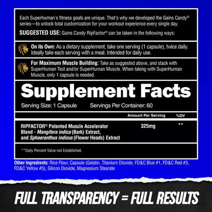 ALPHA LION Gains Candy, Supplement Pills that Support Weight Loss, Appetite Suppressant, Keto-Diet Friendly, Decrease Body Fat, Upgrade Energy & Workout Performance, 60 Capsules (MitoBurn)