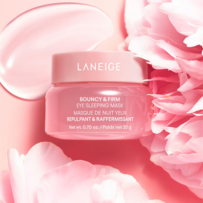 LANEIGE Bouncy & Firm Eye Sleeping Mask - Peony & Collagen Complex