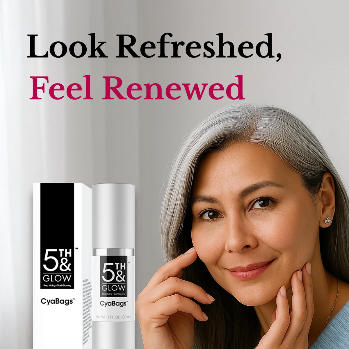 5th & Glow Cyabags - Instant Eye Lift & Bag Remover (1 oz)